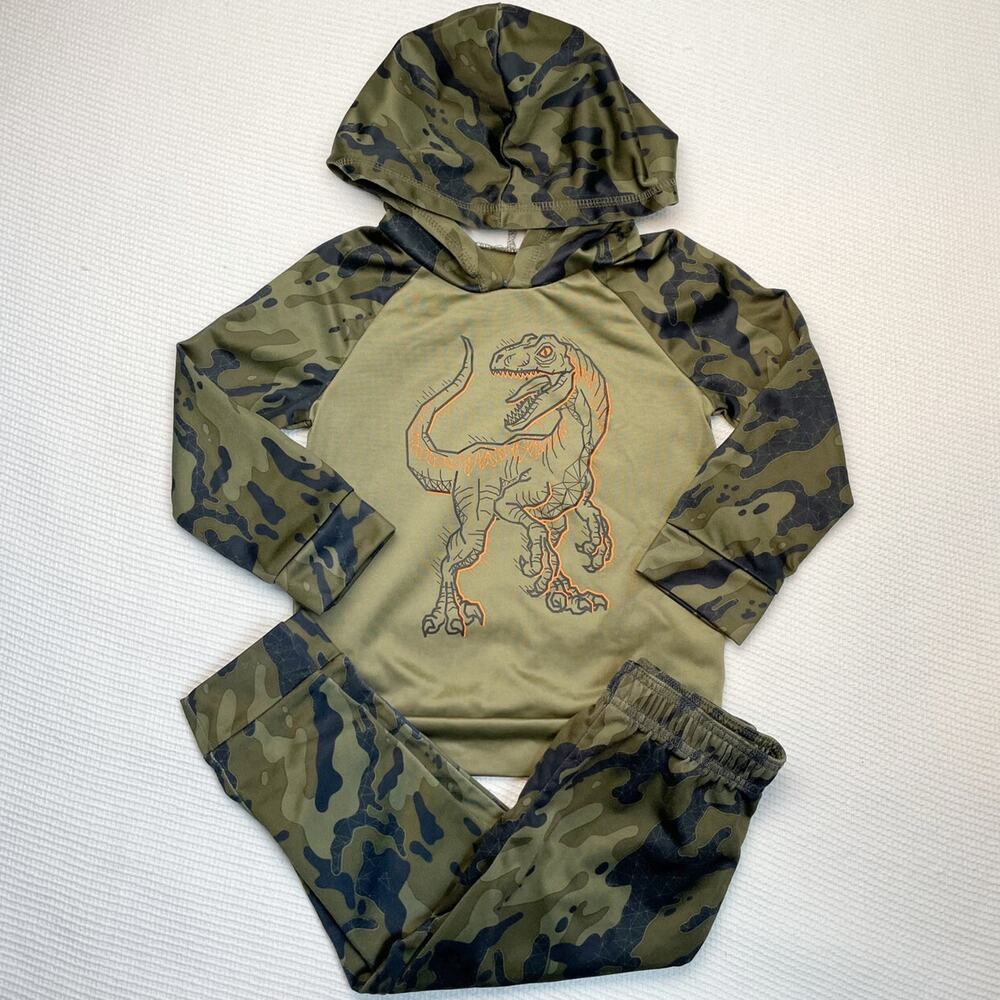 Jumping Beans Camo Dinosaur Outfit